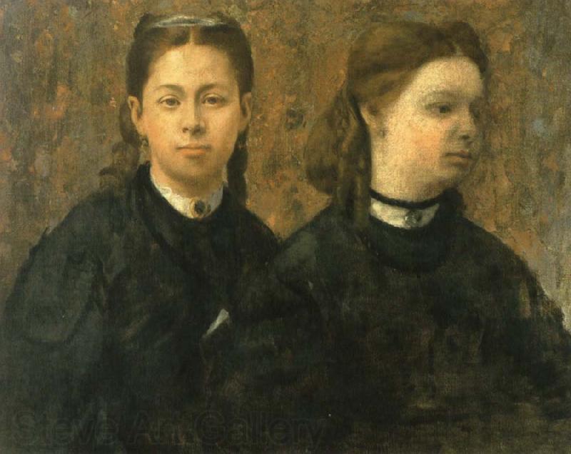 Edgar Degas Elena and Camila Montejasi-Cicerale